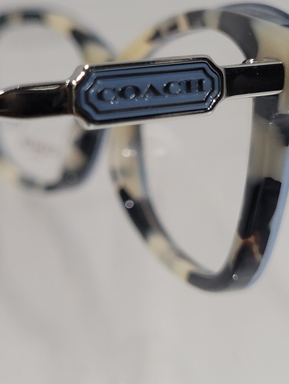 Coach Eyeglasses Frames Model 6163 NWOT Cat Eye Tortoiseshell Blue - Picture 6 of 13
